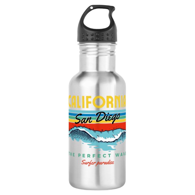 San Diego Edelstahlflasche (Vorderseite)