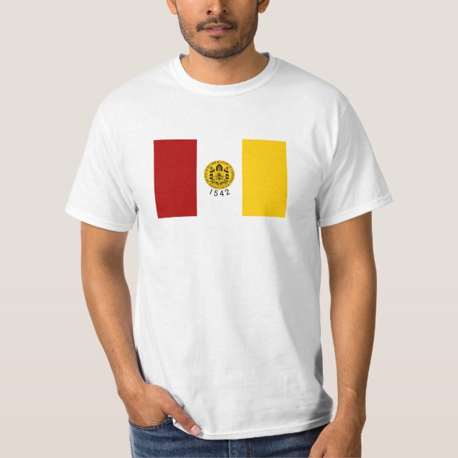 San Diego Flagge T-Shirt (Vorderseite)