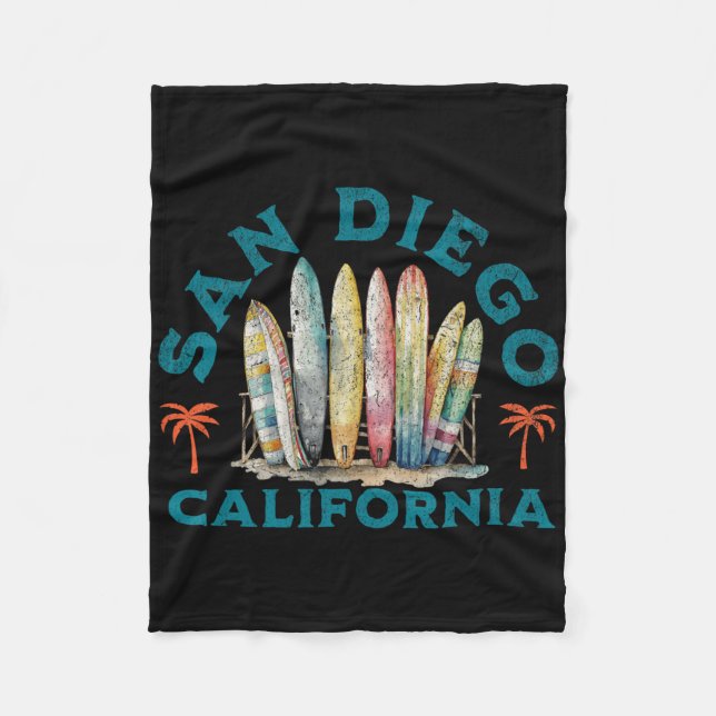 San Diego  Fleecedecke (Vorderseite)