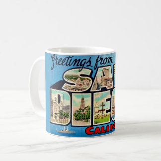 San Diego Gruß Postkarten Tasse