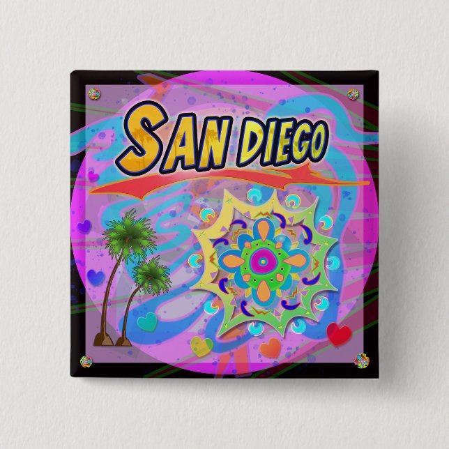 San Diego Highlights Button (Vorderseite)