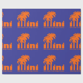 San Diego Illini Wrapping Paper Geschenkpapier