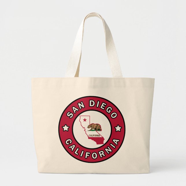San Diego Jumbo Stoffbeutel (Vorne)
