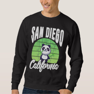 San Diego Kalifornien Panda CA Cali Staat Reise Na Sweatshirt