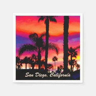 San Diego, Kalifornien | Papiertaschentuch Serviette