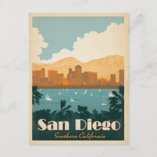 San Diego, Kalifornien Postkarte
