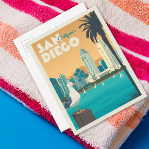 San Diego, Kalifornien Postkarte