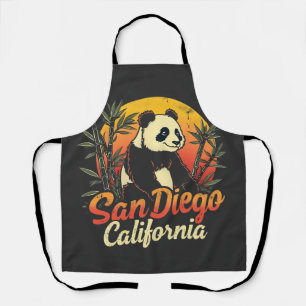 San Diego Kalifornien Retro-Sonnenuntergang Vintag Schürze