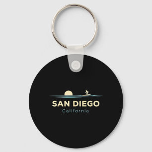 San Diego Kalifornien Retro-Surfboards Surf Sommer Schlüsselanhänger