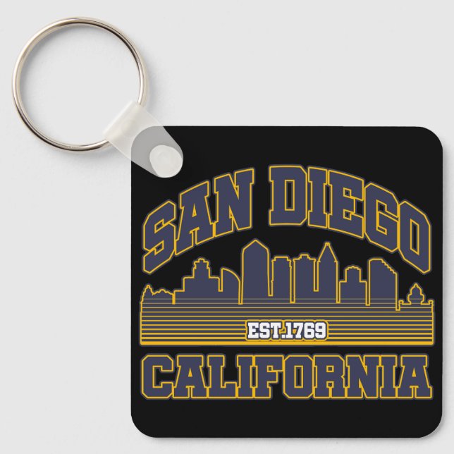 San Diego, Kalifornien Schlüsselanhänger (Vorderseite)
