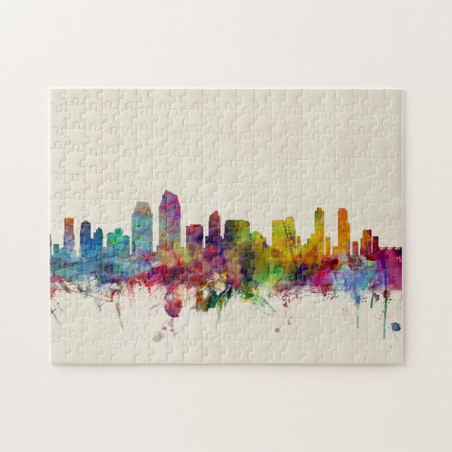 San Diego Kalifornien Skyline (Horizontal)