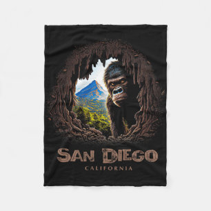 San Diego Kalifornien Souvenir Wandern Fleecedecke