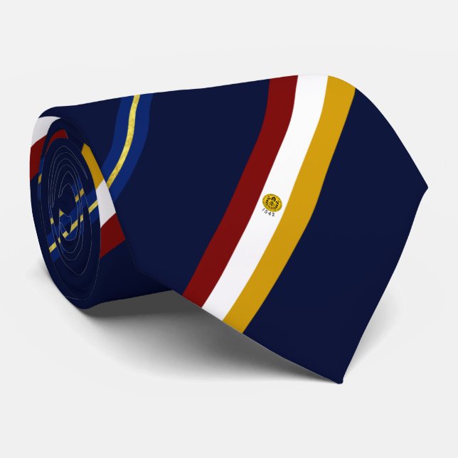San Diego (Kalifornien) Stadtflagge Neck Tie Krawatte (Gerollt)
