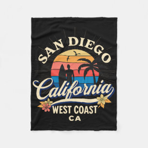 San Diego Kalifornien Strand Surfen Sommer Urlaub Fleecedecke