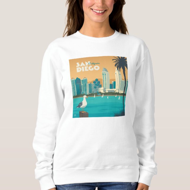 San Diego, Kalifornien Sweatshirt (Vorderseite)