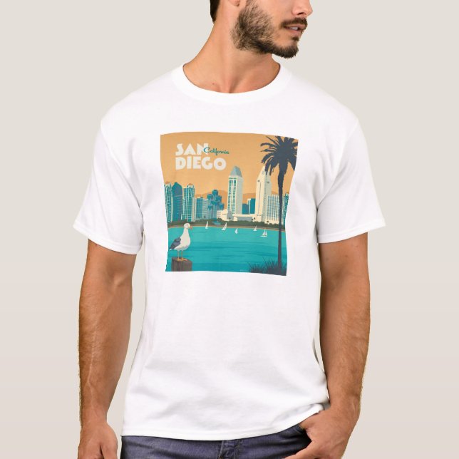 San Diego, Kalifornien T-Shirt (Vorderseite)