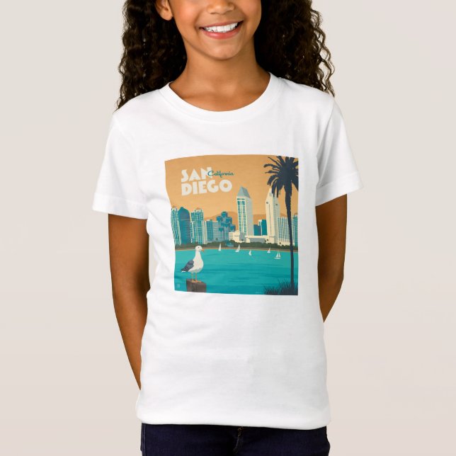 San Diego, Kalifornien T-Shirt (Vorderseite)
