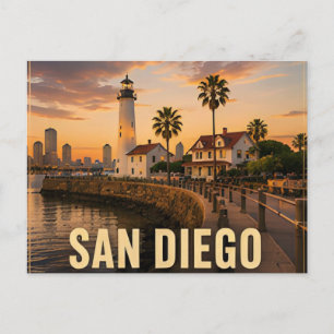 San Diego Kalifornien USA Küstennahe Viertel 🌊 Postkarte