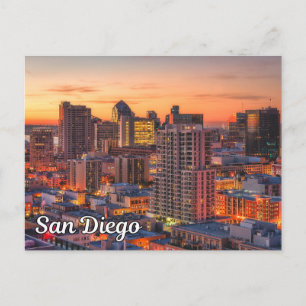 San Diego, Kalifornien, USA Postkarte