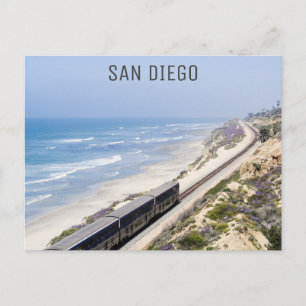 San Diego Kalifornien Zug Reise Foto Postkarte