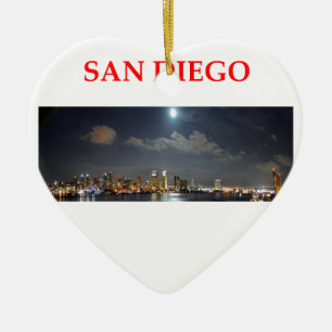 San Diego Keramik Ornament