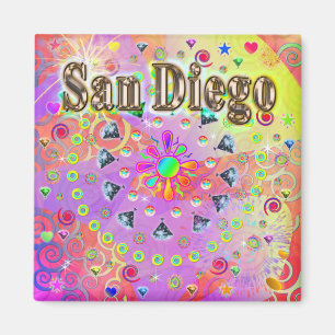 San Diego Lucky Golden Magnet
