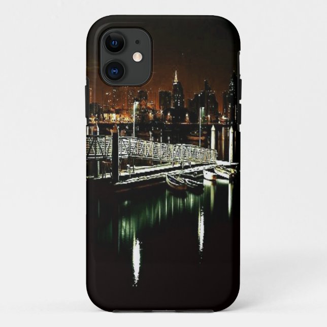 San Diego NachtSkyline Case-Mate iPhone Hülle (Rückseite)