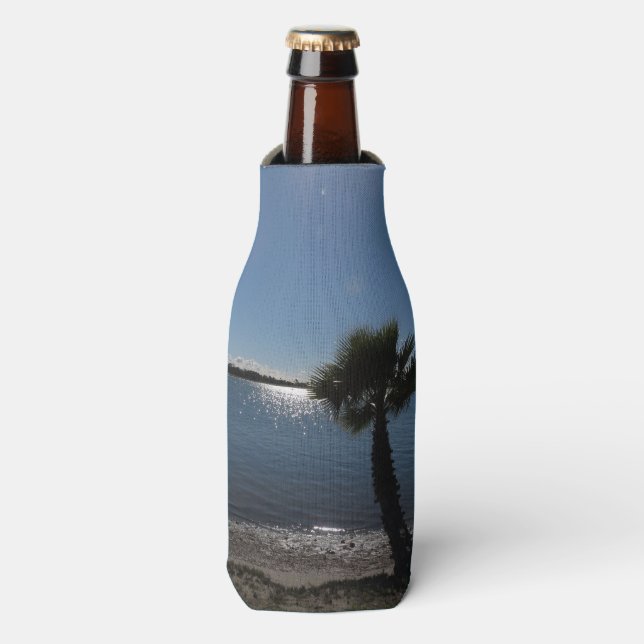 San Diego Palm Tree Cooler Flaschenkühler (Flaschenvorderseite)