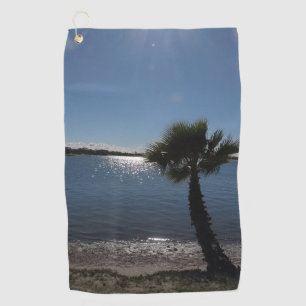 San Diego Palm Tree Golf Handtuch