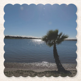 San Diego Palm Tree Paper Untersetzer