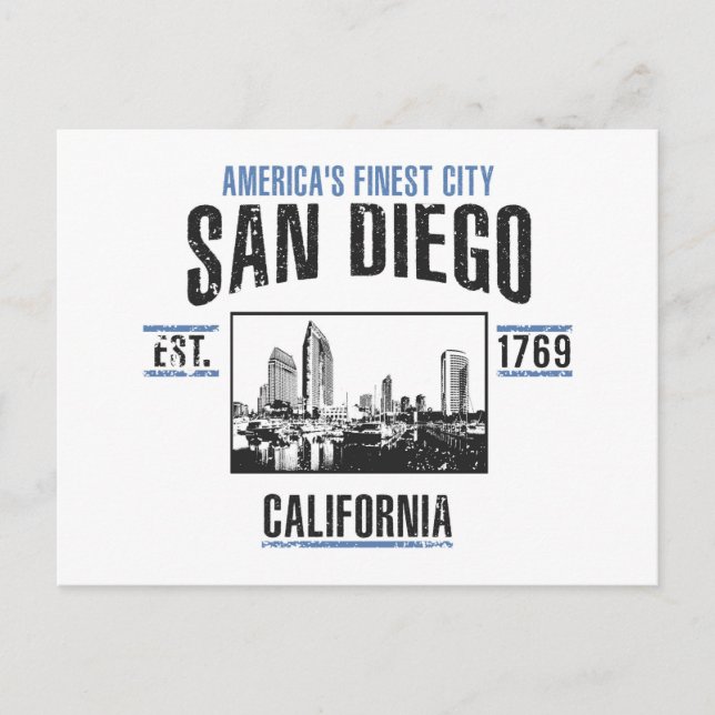 San Diego Postkarte (Vorderseite)