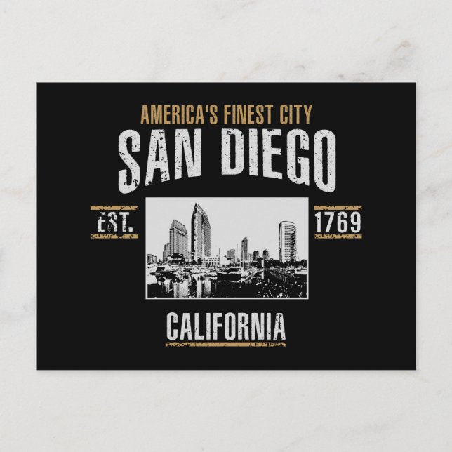 San Diego Postkarte (Vorderseite)