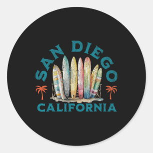 San Diego Runder Aufkleber