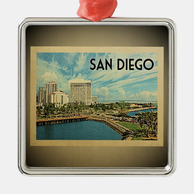 San Diego San Salvatore - der Zuckerhut Silbernes Ornament (Vorne)