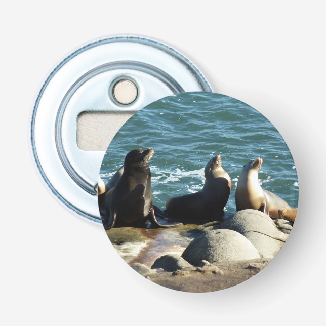 San Diego Sea Lions Flaschenöffner (Vorderseite)