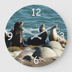 San Diego Seelöwen Große Wanduhr