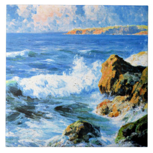 San Diego Shores, feine Kunst, Fliese
