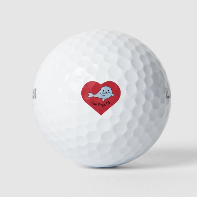 San Diego Siegel Golfball (Vorderseite)