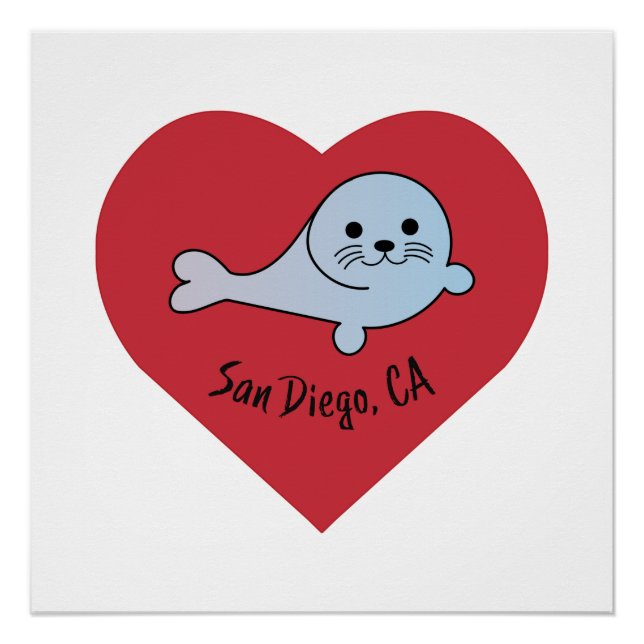 San Diego Siegel Poster (Vorderseite)