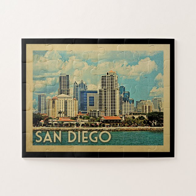 San Diego Skyline California (Horizontal)