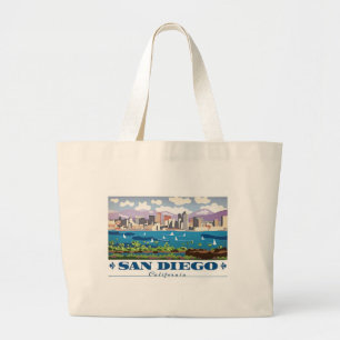 San Diego Skyline Jumbo Stoffbeutel