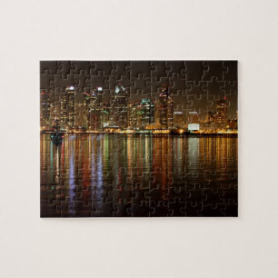 San Diego Skyline-Nacht