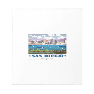 San Diego Skyline Notizblock