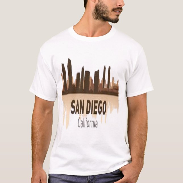 San Diego Skyline T-Shirt (Vorderseite)