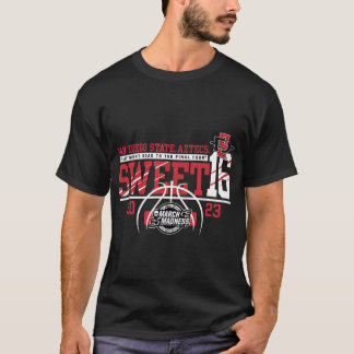 San Diego Staat Aztecs Sweet 16 2023 Basketball Bl T-Shirt
