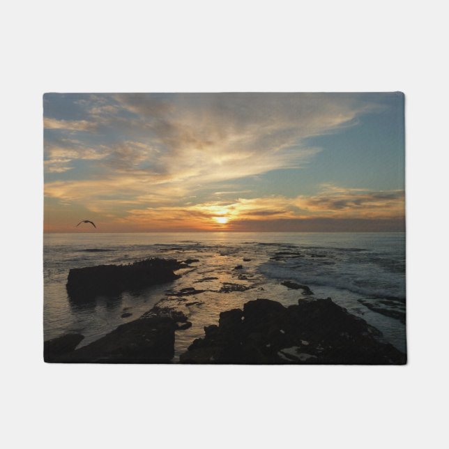 San Diego Sunset I California Seascape Fußmatte (Vorderseite)