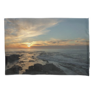 San Diego Sunset I California Seascape Kissenbezug