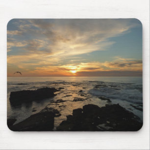 San Diego Sunset I California Seascape Mousepad