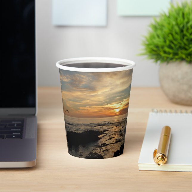 San Diego Sunset I California Seascape Pappbecher (InSitu)