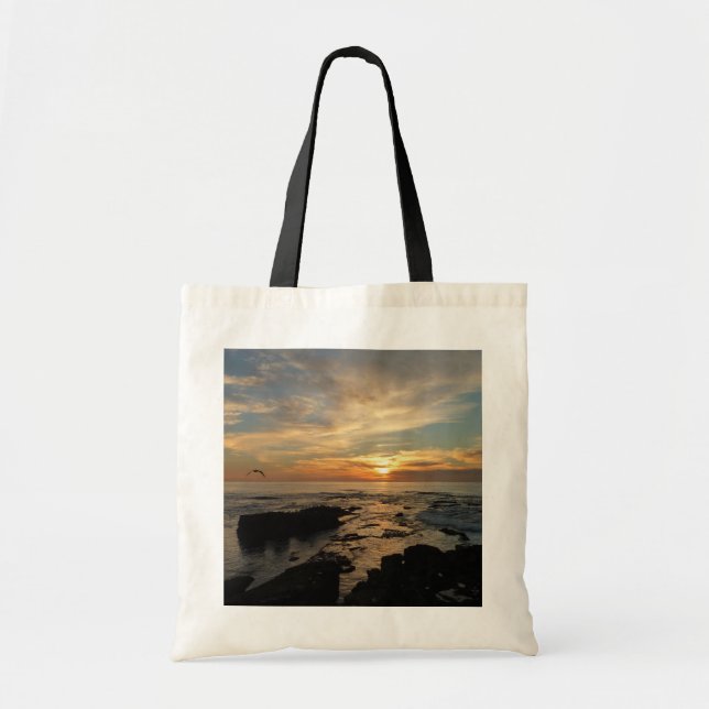 San Diego Sunset I California Seascape Tragetasche (Vorne)